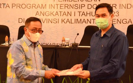 Dinkes Kalteng Berikan Pembekalan Program Internsip Dokter Indonesia Angkatan Pertama