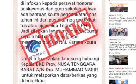 (PREBUNKING) Pelajaran dari Hoaks Penerimaan PPPK di Berbagai Daerah, Simak Langkah Efektif Agar Tak Menjadi Korban