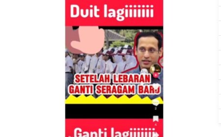 Jangan Sampai Tertipu, Muncul Hoaks  Pemerintah Wajibakan Beli Seragam Baru